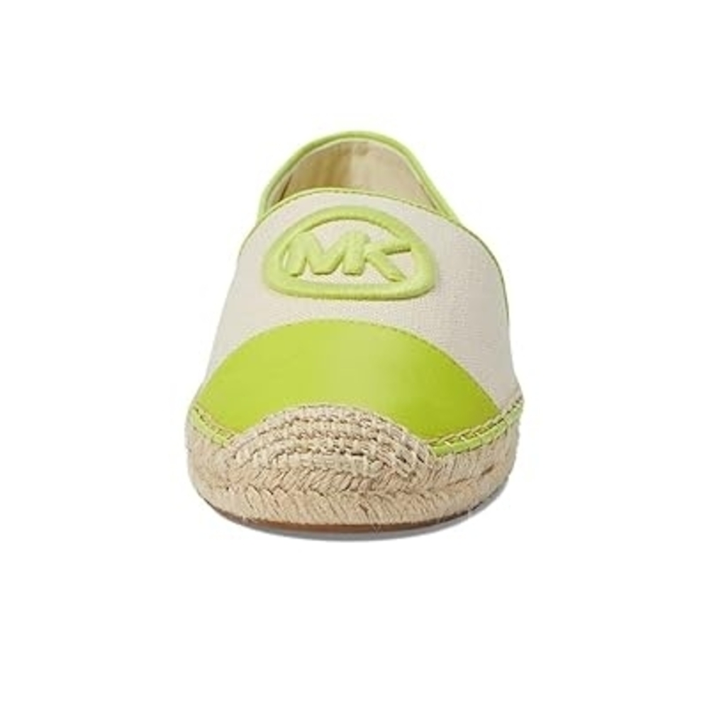 Michael Kors Lime and Cream Espadrilles